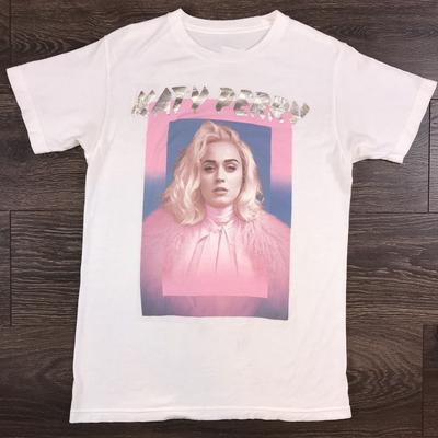 Хлопковая белая футболка Katy Perry Унисекс Концертная S-5XL LO043 Унисекс Футболка