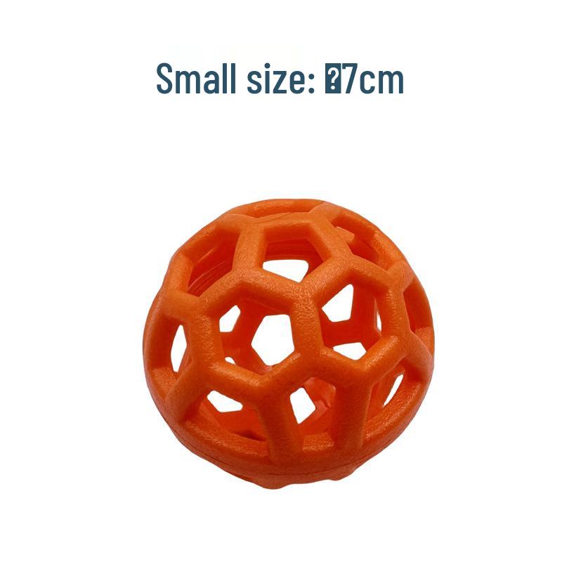 Игрушка для питомцев, полый мяч из термопластичной резины, с рождественским колокольчиком для щенков и кошек