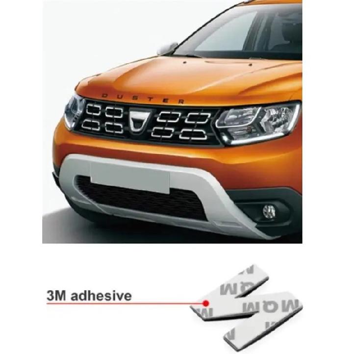 Металлические 3D буквы для автомобиля, эмблема на капоте, значок, автомобильные наклейки, Стайлинг, автомобильные аксессуары, надпись, 3D буква для DACIA DUSTER