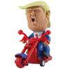DINOBROS President Donald Trump 2024 Toy Figure Riding Bike Funny Rev Up Car Novelty Gag Gift for Trump Fans