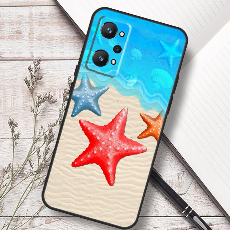 Морские Ракушки Для Realme C75 C67 C61 C55 C53 C51 C21Y C25S GT 7 5 6 Pro GT 6T 10 11 12 13 14 Pro Plus Чехол