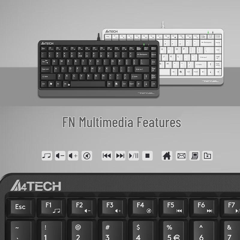 A4TECH FK11 Compact Wired Office Keyboard