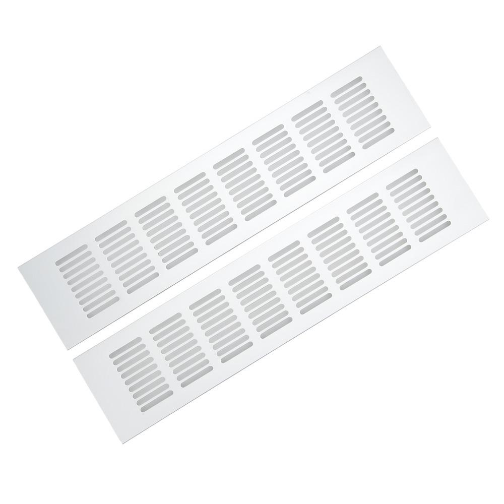 2 Pcs Set Aluminium Alloy Ventilation Grille Multiple sizes Vent Plate Closet Ventilation
