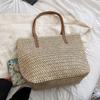 Soft Straw Shoulder Bag For Women Large Capacity Messenger Bag Bohemian Beach Handbag Daily Totes