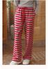 Red Grid Women's Home Sleeper Pants