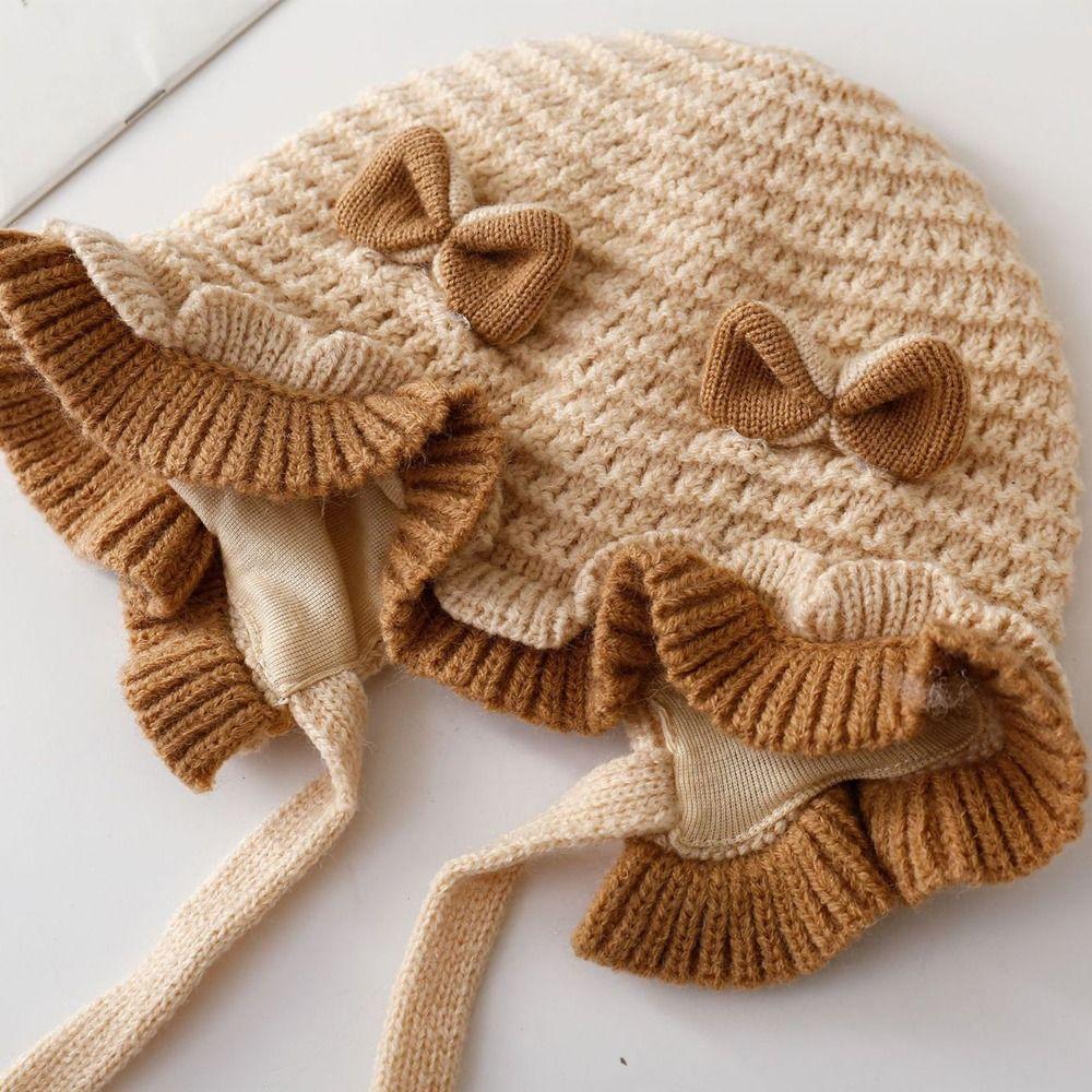 Милые шапки с отворотом Осенне-зимние шапки-пуловеры Новые шапки с защитой ушей