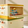 Toy Storage Box Large Capacity Clothes Snacks Toys Organizing Box with Wheels Can Be Propelled Home Storage Children's
