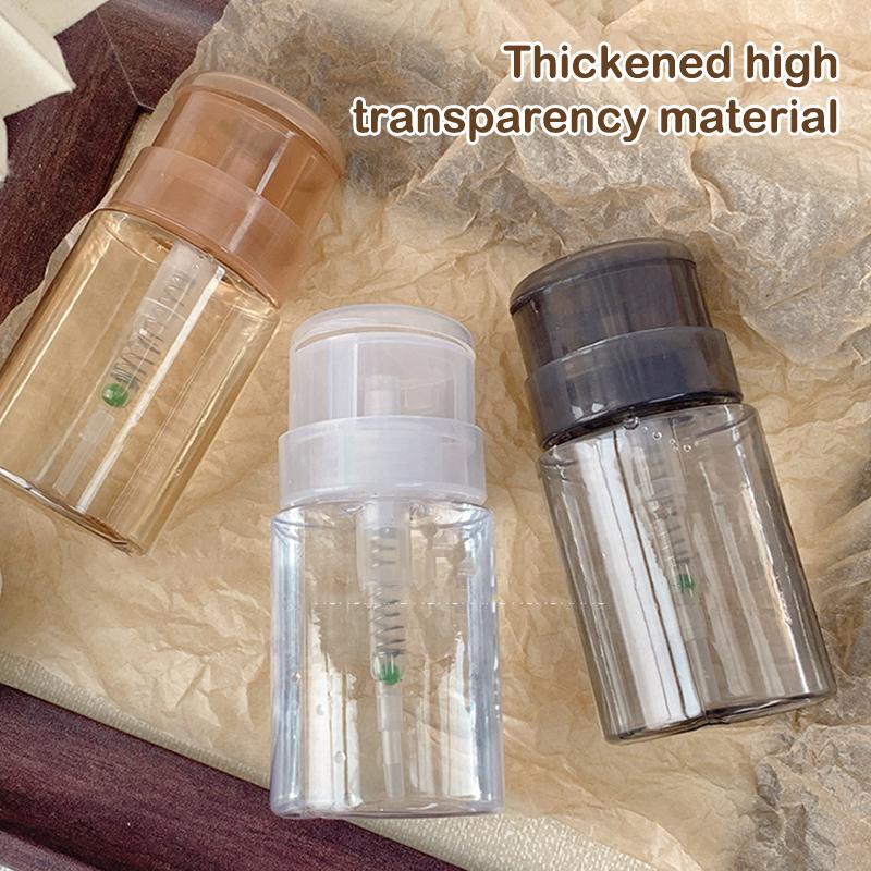Nail Refillable Bottles Empty Press Pump Dispenser Nail Art Polish Remover Cleaner Makeup Bottle Manicure Tool