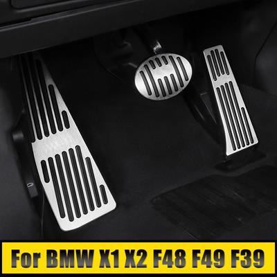 Автомобильные аксессуары для BMW X1 F48 F49 X2 F39 F45 F46 Tourer из алюминиевого сплава, педали акселератора, тормоза, подставка для ног, чехол для педали
