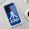 Чехол для телефона Atari для Samsung S26 S25 Edge Ultra 23 22 21 20 Ultra Plus S24 Fe Стеклянная крышка