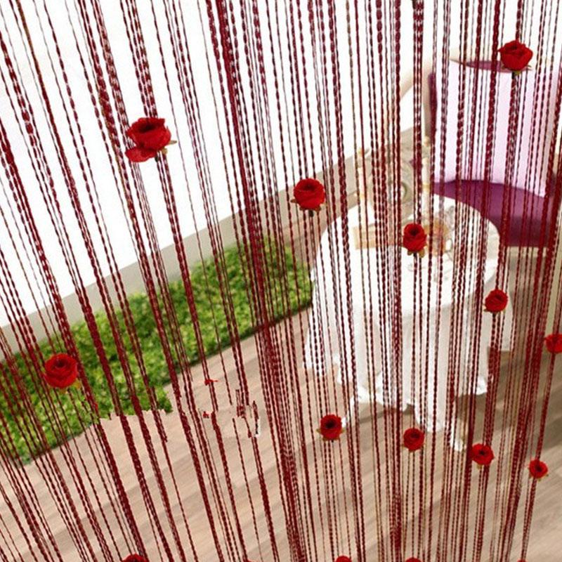 1 шт., 7 цветов, вечерние сувениры, роза, романтическая занавеска, серебряная шелковая линия, свадебные аксессуары