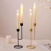 Candle Holders Modern Metal Candlestick Wedding Candle Stand Exquisite Desktop Party Decor for Home Office Decor
