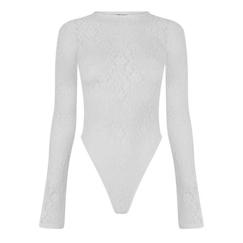 Edited Womens/Ladies Janiya Floral Lace Fitted Bodysuit