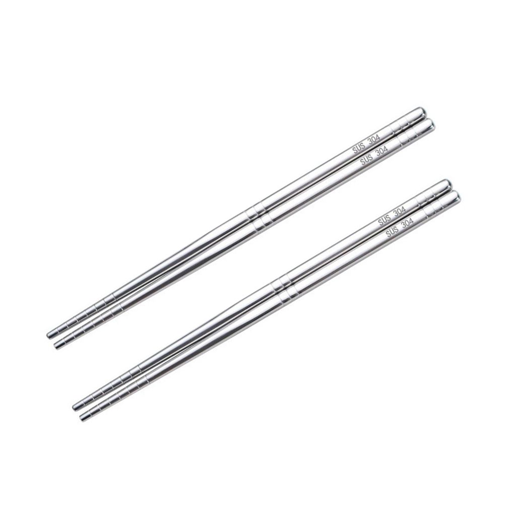 Home,Restaurant Non-slip High Temperature Kitchen Accessories Tableware Chopsticks Metal Chopsticks