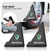WMZW4 Car Door Corner Protective Cover Silicone Protector Door for Skoda Kamiq Kodiaq Karoq Yeti Octavia Fabia Rapid Superb accessorie