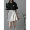 High-Waisted Pleated Skirt Women's Irregular Slimming A- Line Mini Dress Bodycon Skirt New Style Dress