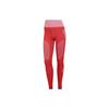 Adidas X Stella McCartney Color Block Striped Yoga Leggings Women Leggings Orange Red HG8787