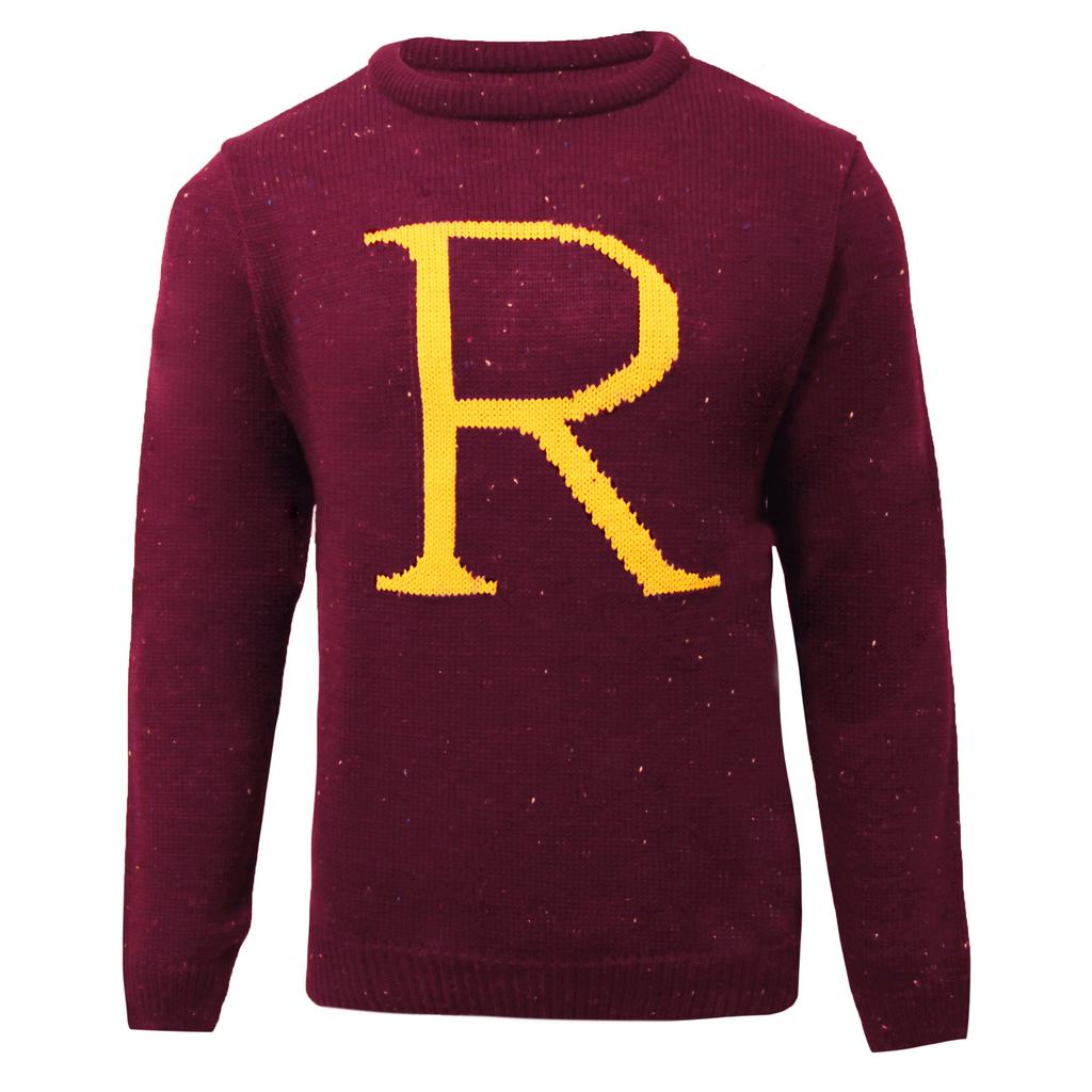 HARRY POTTER Mens Ron Weasley R Knitted Christmas Jumper