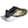 adidas Кроссовки мужские F50 Club Turf Messi Золотисто-металлические Облачно-белые Основной черный IG9330