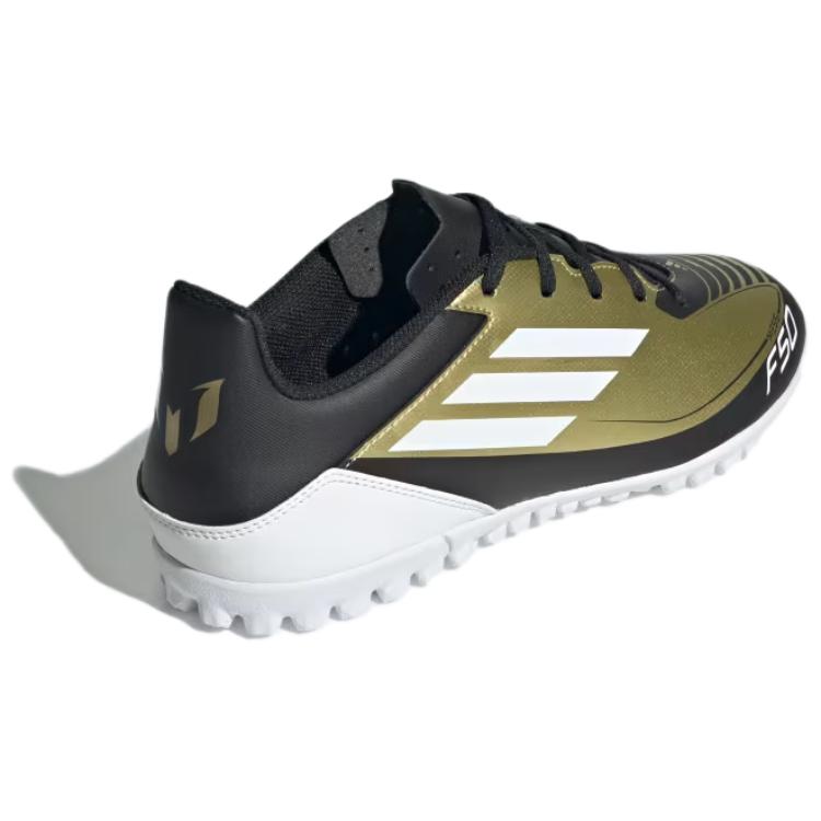 adidas Кроссовки мужские F50 Club Turf Messi Золотисто-металлические Облачно-белые Основной черный IG9330