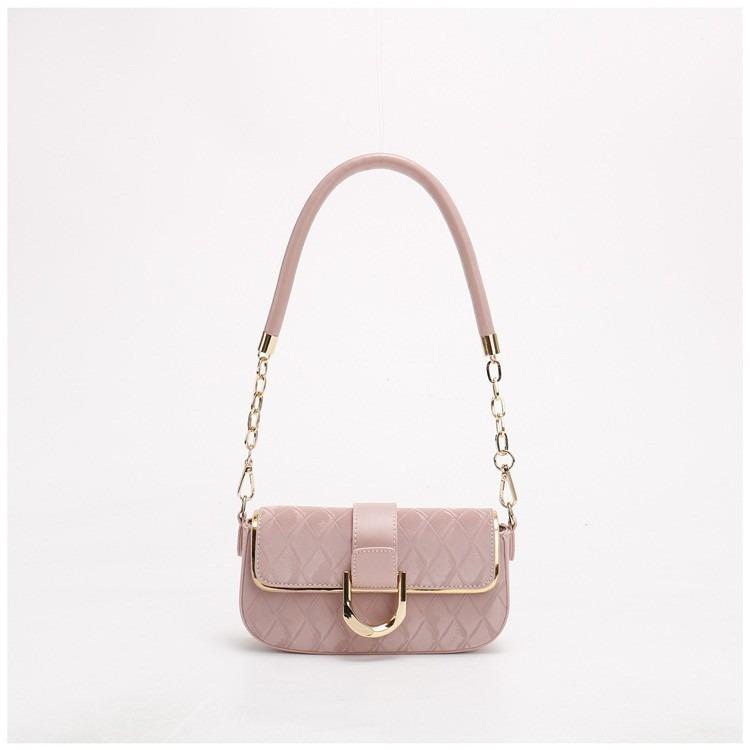 Guangzhou Women's Bag Underarm Bag 2025 New Simple Elegant Single Shoulder Crossbody Bag Sweet Small Square Bag for Women