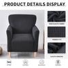 Banquet Armchair Slipcover Stretch Jacquard Chair Covers 1-Piece Sofa Cover Soft ArmChair Cover Single Couch Cover Furniture Protector for Living Room