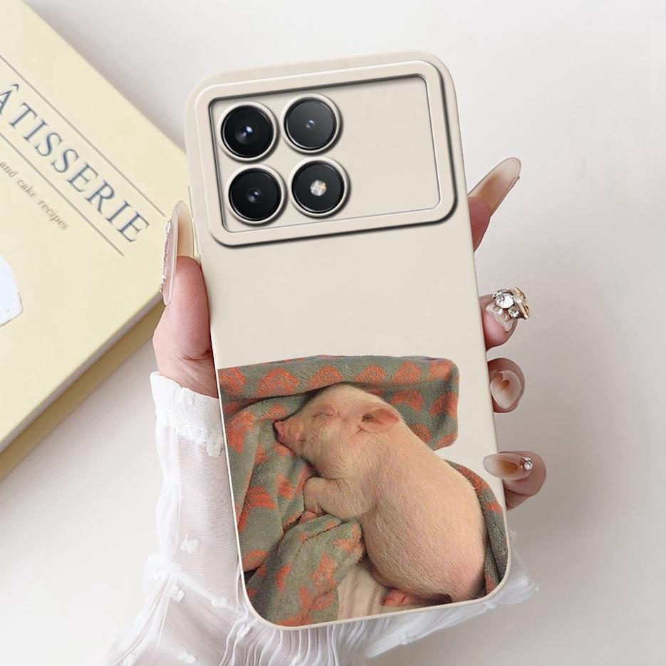 For Xiaomi Poco X6 Pro 5G Case Cute Panda Cartoon Cover Soft Silicone Phone Case For Xiaomi Poco X6 Neo PocoX6 Pro Fundas Bumper