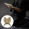 Muslim Book Holder Exquisite Engraving Beautiful Polished Wooden Folding Book Stand for Offices Living Rooms Type 1