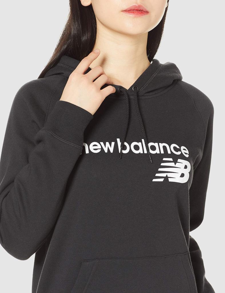 Толстовка с капюшоном New Balance Core Fleece черная размер M женская (WT03810), Толстовка с флисовой подкладкой, (BK),