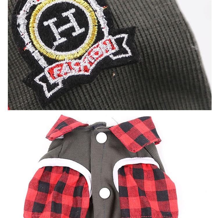 Весна, осень и зима в студенческом стиле для пар с четырьмя ногами, юбка на двух ногах, одежда для собак и кошек, одежда для домашних животных, принадлежности