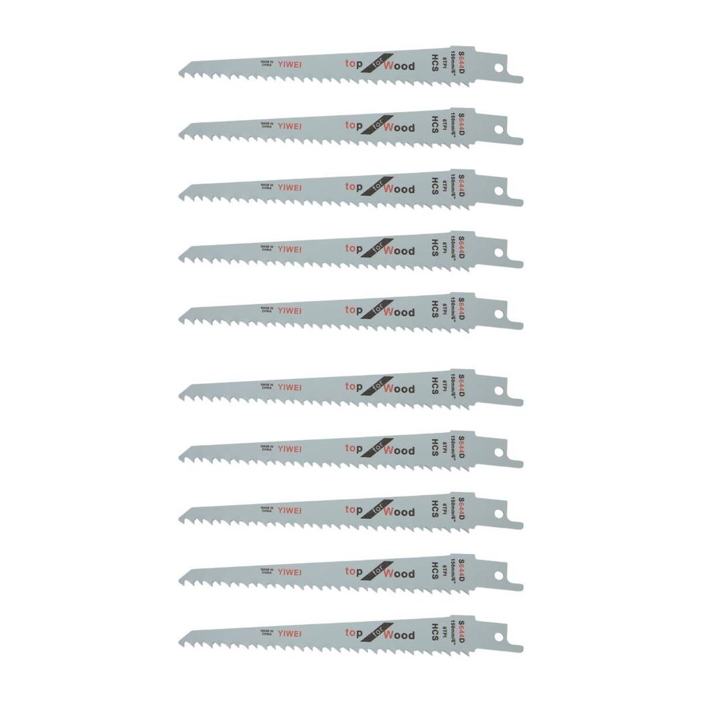 5/10Pcs Universal Jig Saw Blade Set High Carbon Steel Assorted Blades Fast Cut Down Jig Saw Knife for Wood Plastic Metal Cutting