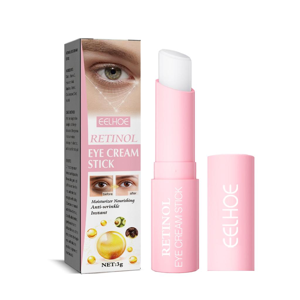 Retinol Eye Cream Stick, Anti Wrinkle, Massage Cream, Remove Dark Circles, Moisturizing, Eyes Skin Care