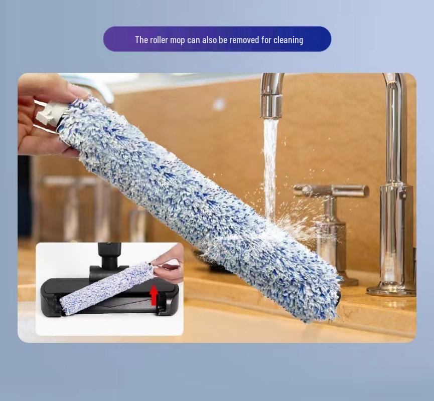 Wireless Electric Mop & Floor Cleaner: Sweeping, Suction, Mopping, Washing, Dual-use