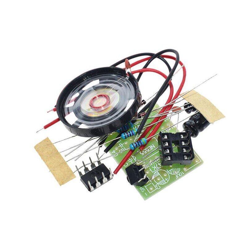 NE555 Дверной звонок Электронное производство Дверной звонок DIY Kit Ding Dong Дверной звонок Лаборатория сварки печатных плат