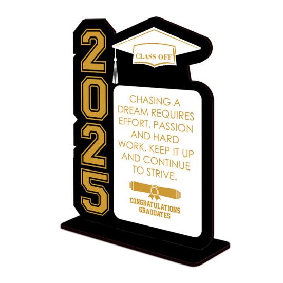 Выпускной сезон 2025 года Украшение рабочего стола Без заусенцев Гладкие края Рамка для фотографий Выпускной сезон Украшение вечеринки