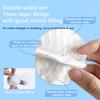 100-Pack Premium Natural Cotton Rounds | Hypoallergenic & Lint-Free Facial Pads | For Gentle Makeup Remover and Nail Polish Application