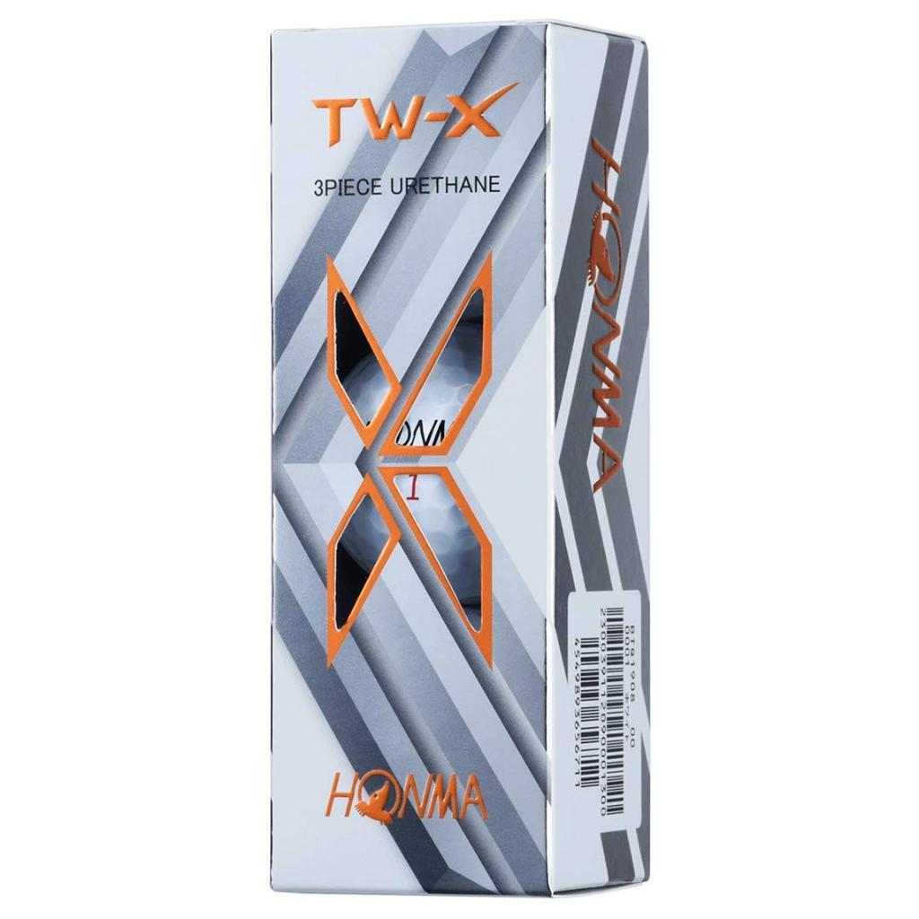 Honma Golf Мячи 1 дюжина 12 мячей Белый Желтый 3 шт BT1908 TOUR WORLD Honma Golf TW-X HONMA/Белый/TW-X