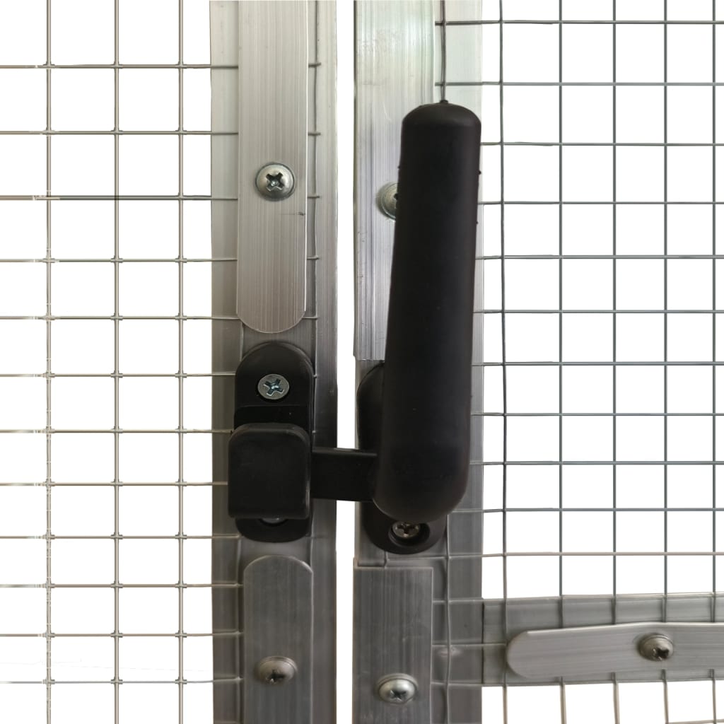 Aviary Silver 1.79 x 6 x 1.85 m Aluminum