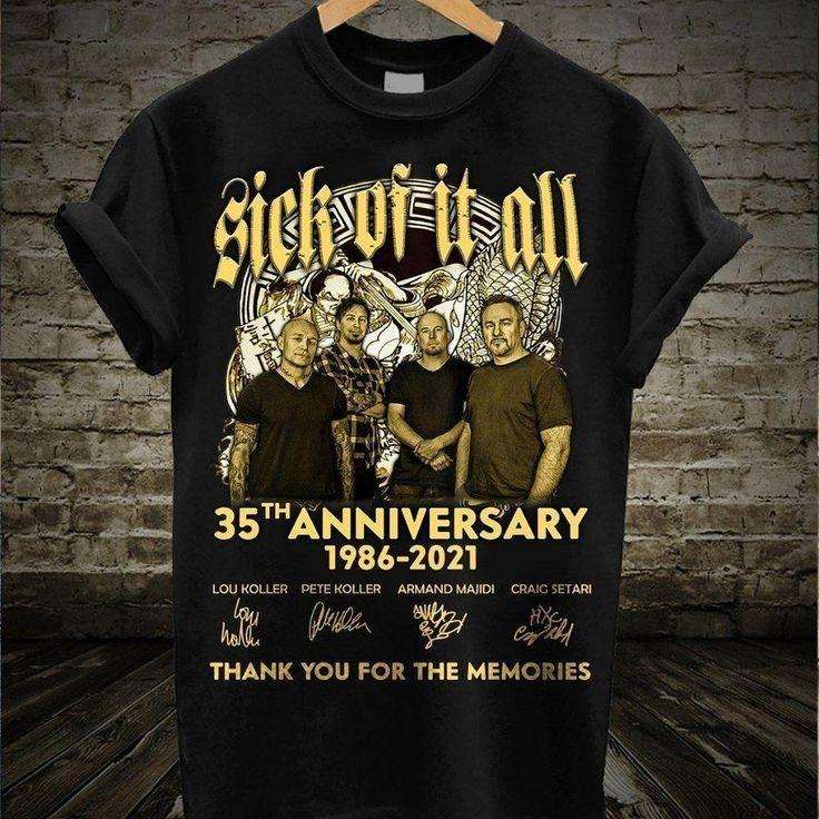 SiCk Of It All 35th Anniversary TShirt S to 5XL SEG_334 Unisex T-Shirt