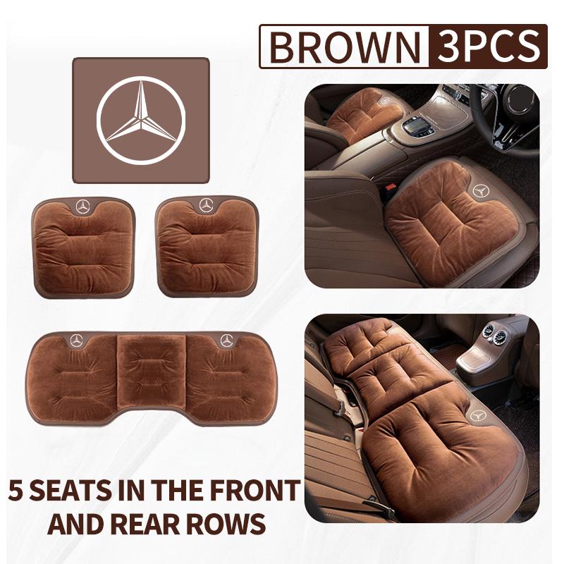 AABGW1 For Benz Car Seat Cushion Winter Plush Thickened Warmth Soft Cushion Seat Cover Accessories AMG Exclusive W204 W222 W205 W203