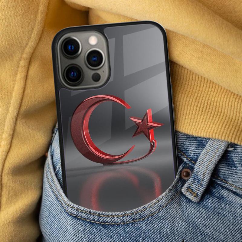 Turkey Flag Soft Phone Case for iPhone 17 Air 16e Pro max 15 Pro 13 14 Plus 11 12 MagSafe Magnetic Coque