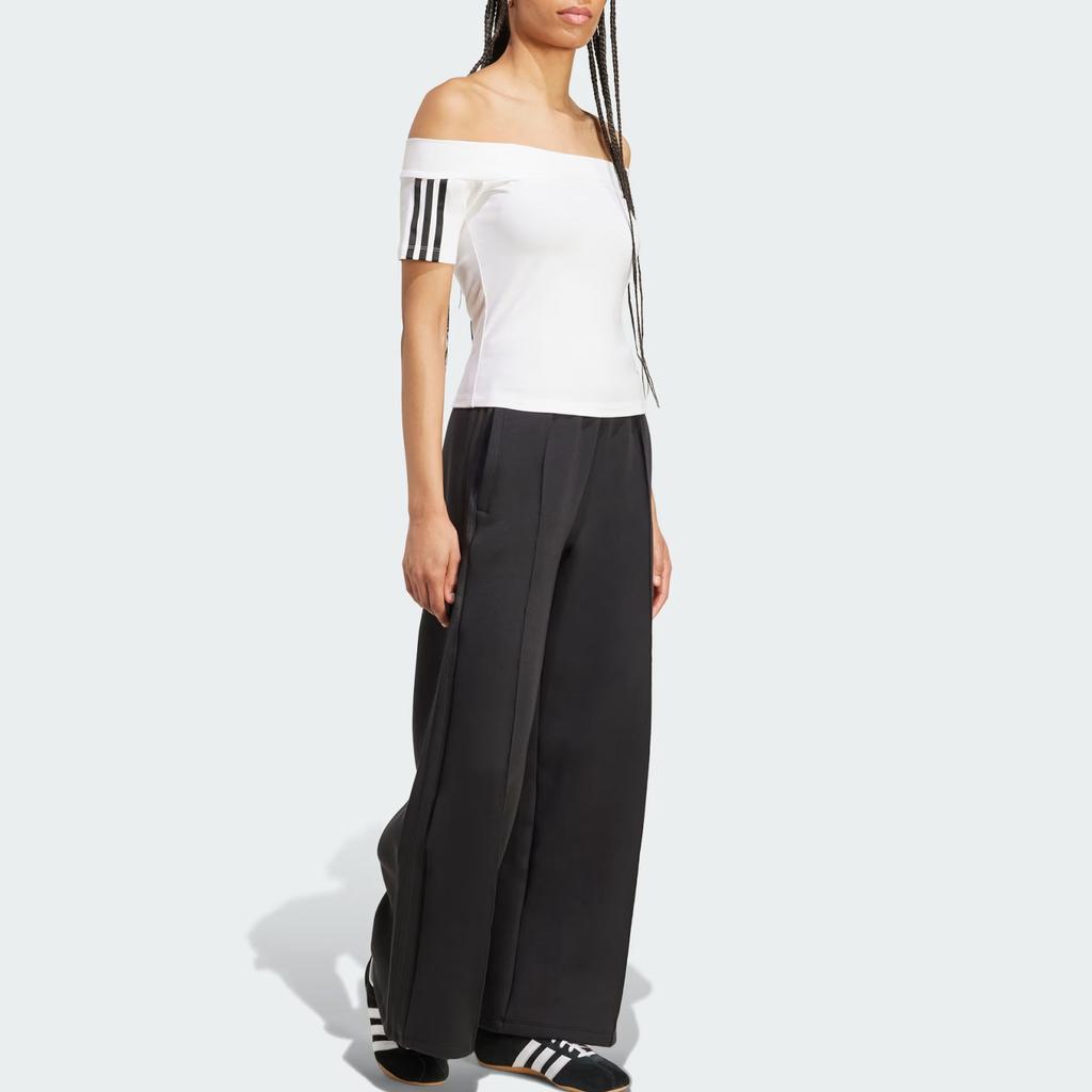 adidas Топ с открытыми плечами 3 полоски JV9741