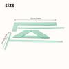Spacing Guide Ruler Scrapbooking Tool L-ruler Book Binding Ruler Binding Ruler Set  Album Making