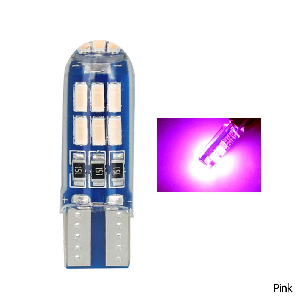 2 шт. 15 светодиодов W5W T10 LED CANBUS без ошибок 5W5 12 В 3 Вт супер яркий боковой свет для салона автомобиля 194 4014 SMD автолампа белый янтарный красный