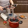 3.5L Thickened Micro-Pressure Steamer & Porridge Pot for Gas & Induction Cookers