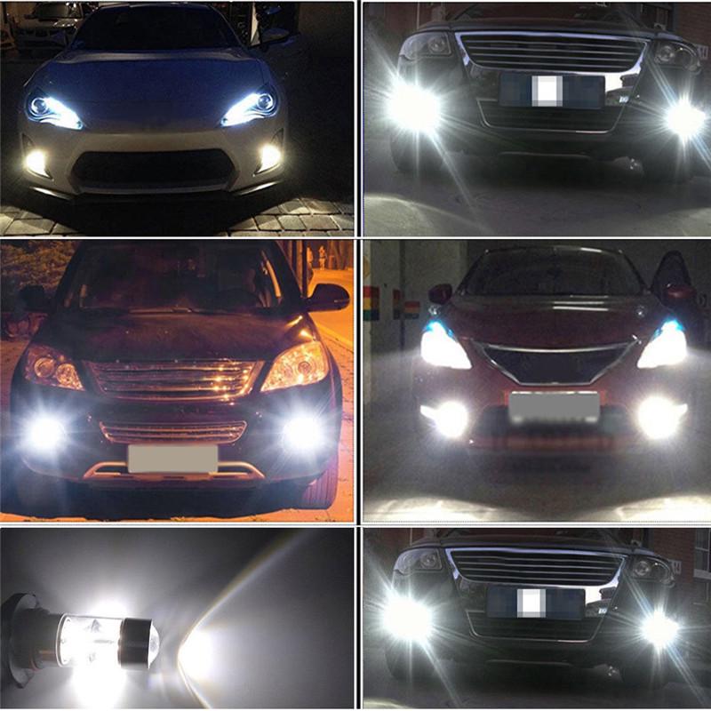 1pc 9006 HB4 100W 6000K Super White Fog Light 2323 LED Driving Bulb DRL Daytime Running Light