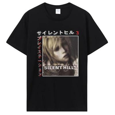 Смешная Новая Классическая Футболка Silent Hill 3 Мальчики Мужчины Хлопок Взрослый Уни