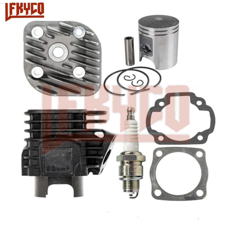 Motorcycle 52mm Engine Parts Cylinder Kit Set 90CC Motor for Polaris Predator Scrambler Sportsman 90 YAMAHA JOG90 XH90 Motoblock