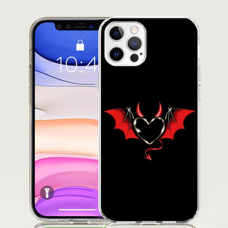 Gothic Vampire Scarlet Art Phone Case For iPhone 18 17 Air 16 15 Plus 11 14 Pro Max 13 Mini 12 7 8 + SE Pattern Art Customized Cove