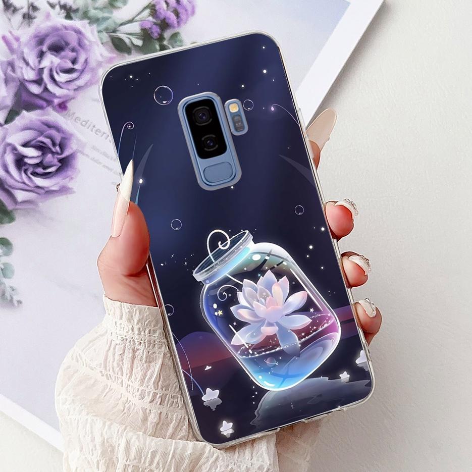 Чехол для Samsung Galaxy S9 SM-G960F Милый Кот Расписной Чехол Мягкий Тонкий Чехол для Телефона Для Samsung S9 Plus S 9 Galaxy S9+ SM-G965F Сумки